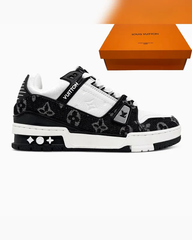 Louis Vuitton Trainer Sneaker Black/White — головне фото товару