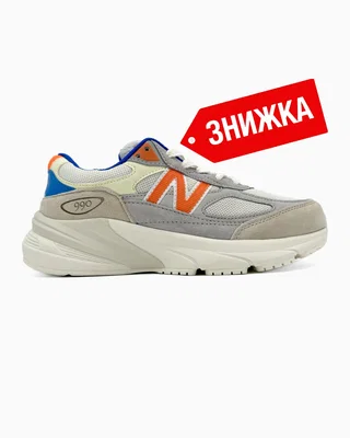 New Balance 990 V6 Beige Blue Orange — головне фото товару