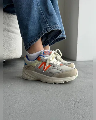 New Balance 990 V6 Beige Blue Orange — головне фото товару