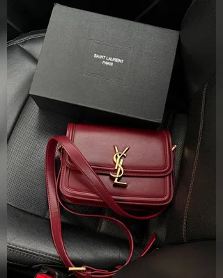 Saint Laurent Solferino Large Red Gold (Оригінальна коробка) 23 х 17 х 6 — головне фото товару