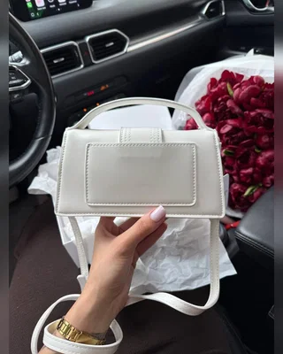Jacquemus Le Bambino Small Handbag With Adjustable Crossbody White — головне фото товару