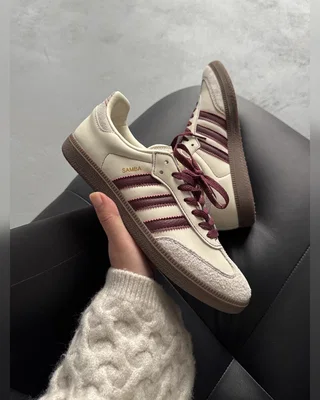 Adidas Samba OG Wonder White Maroon — головне фото товару