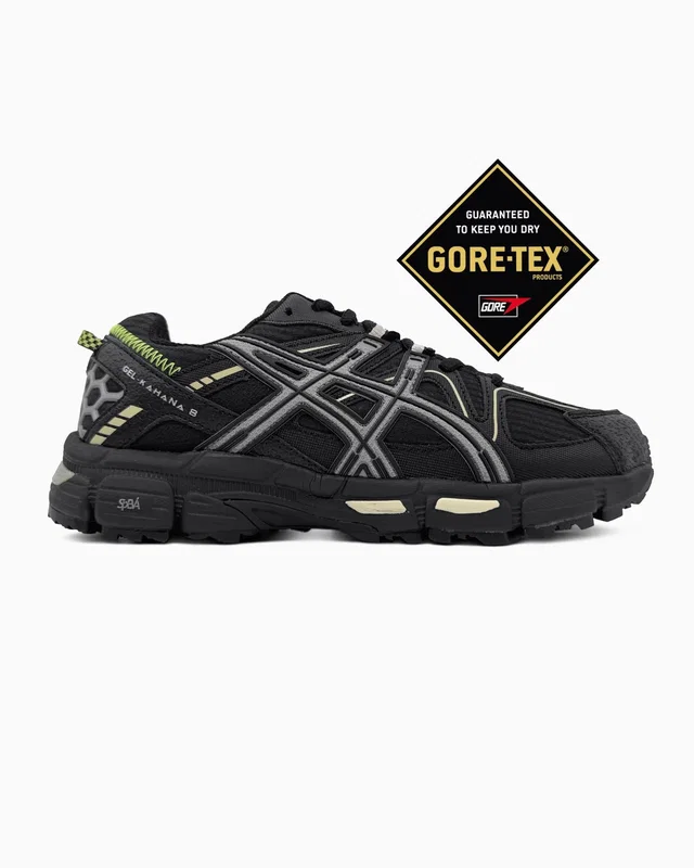 Asics Gel Kahana 8 Black Green Gore Tex — головне фото товару