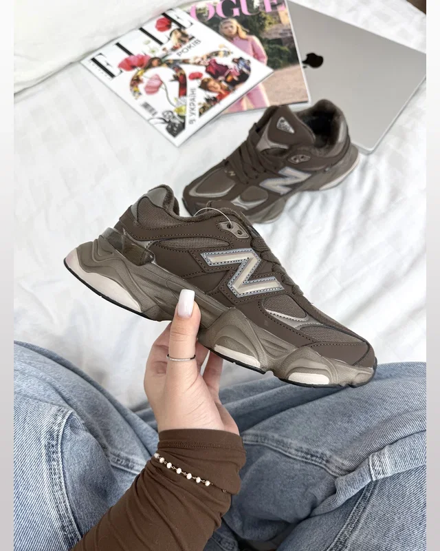 New Balance 9060 silver brown Термо — головне фото товару