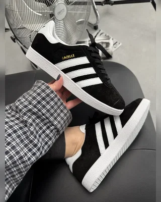 Adidas Gazelle Black White — головне фото товару