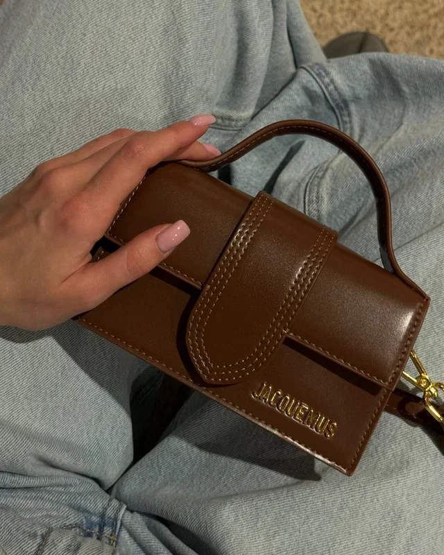 Jacquemus Le Bambino Small Handbag Brown/Gold — головне фото товару