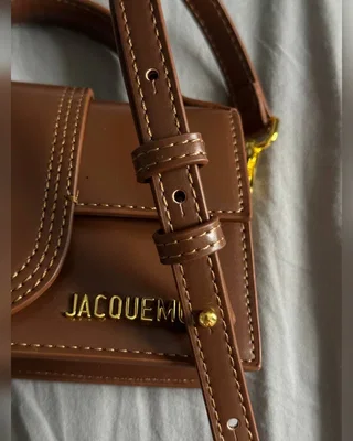 Jacquemus Le Bambino Small Handbag Brown Gold — головне фото товару