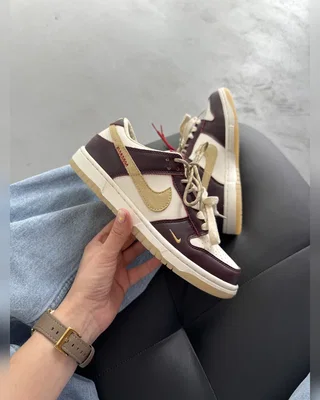 Nike Dunk LX White Maroon — головне фото товару