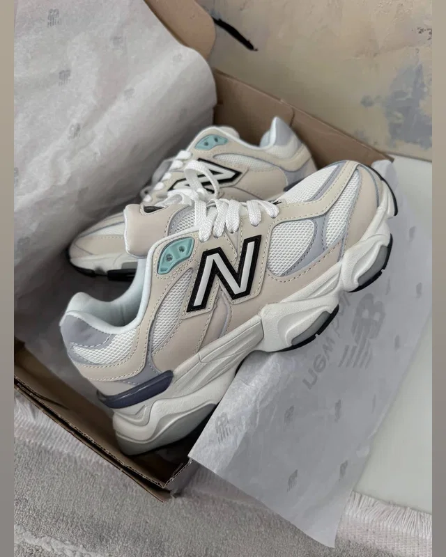New Balance 9060 White/Mint — головне фото товару