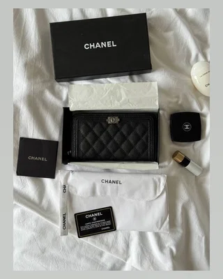 Chanel Wallet Boy Black Silver 20 х 10 х 3 — головне фото товару