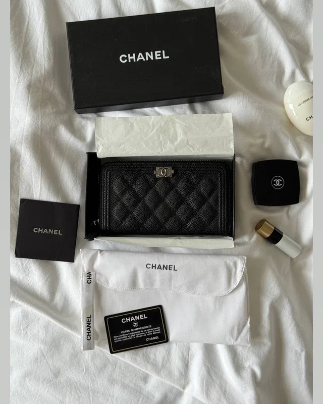 Chanel Wallet Boy Black/Silver 20 х 10 х 3 — головне фото товару