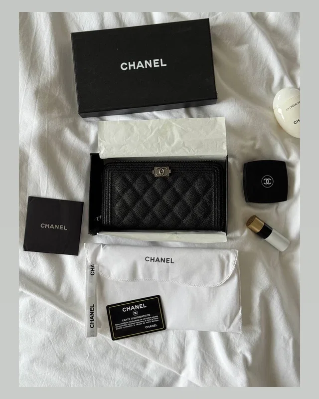 Chanel Wallet Boy Black Silver 20 х 10 х 3 — головне фото товару