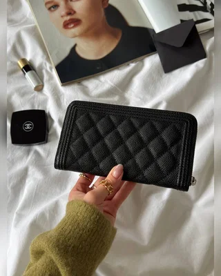 Chanel Wallet Boy Black Silver 20 х 10 х 3 — головне фото товару