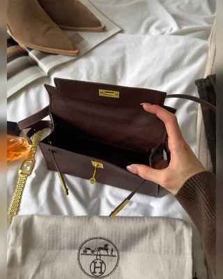 Hermes Hermès Kelly 20 Chocolate 21 x 14 x 6 — головне фото товару