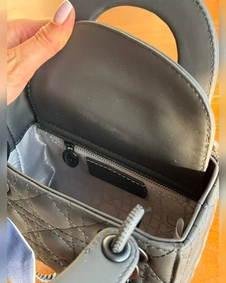 Dior Christian Dior Micro Lady Dior BagTotal Black[оригінальна коробка] 13.5 x 11.5 x 6 — головне фото товару