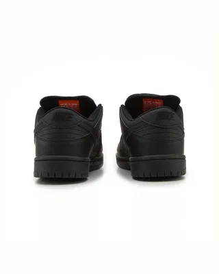 Nike SB Dunk Low Total Black Leather — головне фото товару