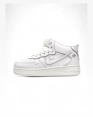 Nike Air Force 1 Utility Fur •White• — головне фото товару