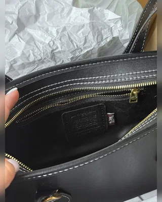 COACH ‎‎‎‎ Coach 1941 Swing Zip Bag Black [оригінальна коробка] 26 х 15 х 9 — головне фото товару