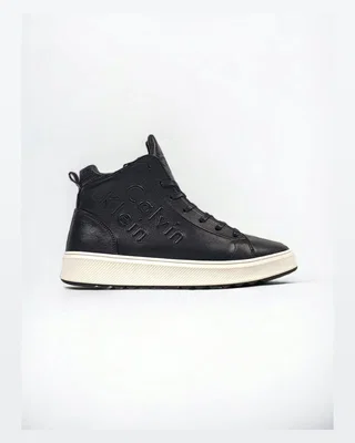 Calvin Klein Boots Leather Fur •Black White• — головне фото товару