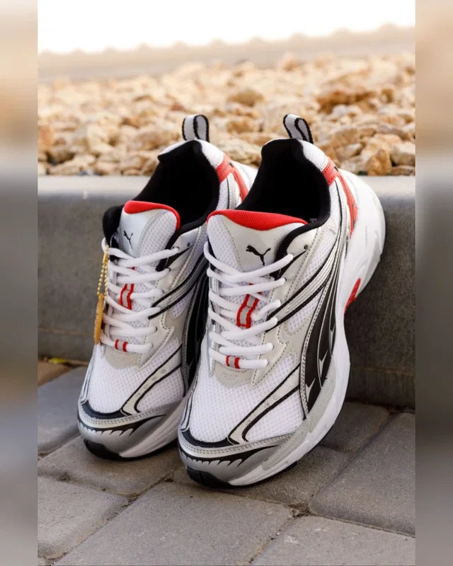 Puma Morphic Base • White Grey Black Red • — головне фото товару
