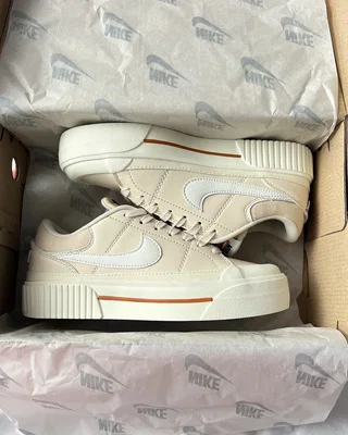 Nike Wmns Court Legacy Lift 'Pearl White' — головне фото товару
