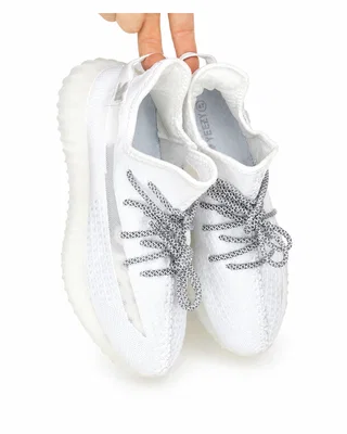 Adidas Yeezy Boost 350v2 • White Grey • — головне фото товару