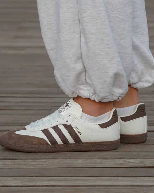 Adidas Samba White Brown Suede — головне фото товару