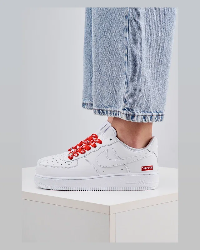 Supreme Nike Air Force 1 x Supreme White — головне фото товару