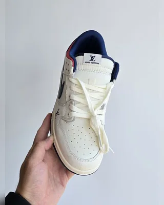 Nike x Louis Vuitton SB Dunk • Milk Navy Red • — головне фото товару