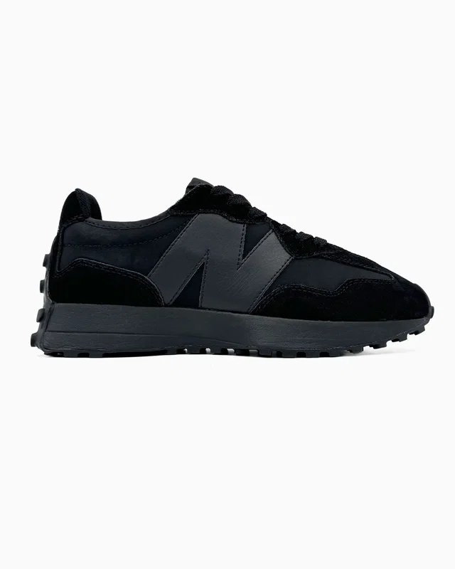 New Balance 327 Black Leather — головне фото товару