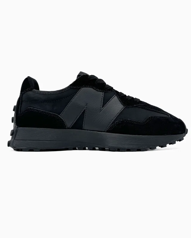 New Balance 327 Black Leather — головне фото товару