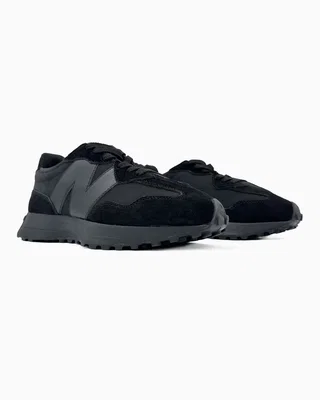 New Balance 327 Black Leather — головне фото товару