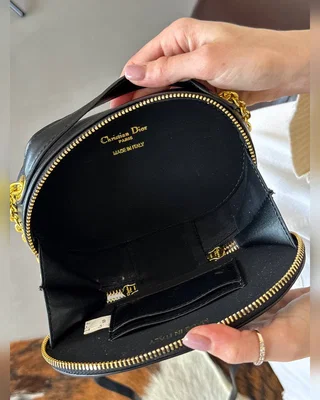 Dior CD Signature Oval Camera Bag Black [оригінальна коробка] 18 х 11 х 6 — головне фото товару