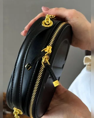 Dior CD Signature Oval Camera Bag Black [оригінальна коробка] 18 х 11 х 6 — головне фото товару