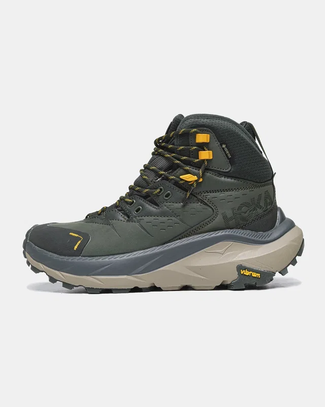 HOKA ONE Kaha 2 High Gore Tex 'Duffel Bag Green Radiant Yellow' 1123155-DBRYL — головне фото товару