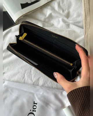 Dior Christian Dior 30 Montaigne Wallet Blue Oblique Jacquard 20 х 10 х 3 — головне фото товару