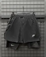 Nike Шорти з лосинами Black — головне фото товару