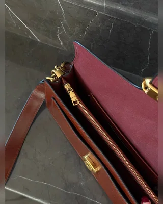 Coach Tabby Shoulder Bag 26 Brown Gold (магнітна коробка) 26 x 14 x 7 — головне фото товару