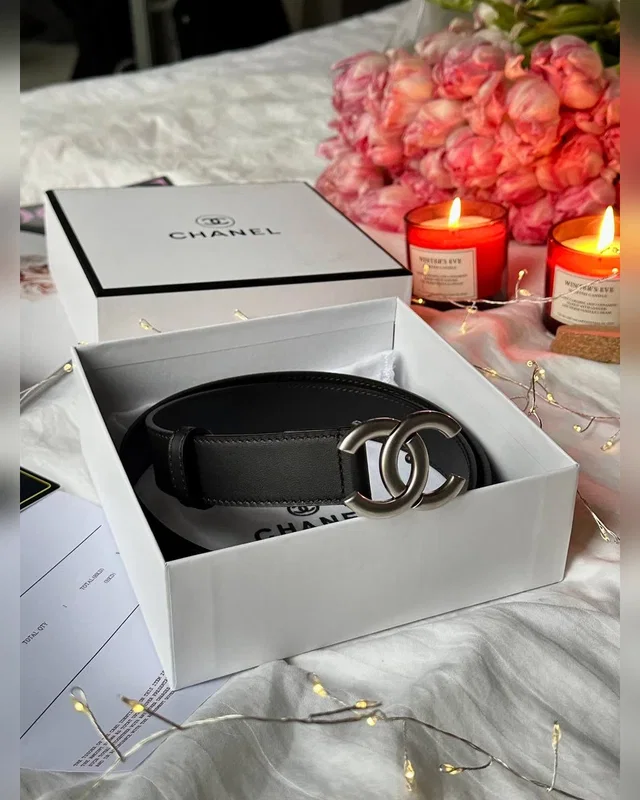 Chanel Belt Black Silver 100 х 3.5 — головне фото товару
