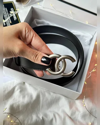 Chanel Belt Black Silver 100 х 3.5 — головне фото товару