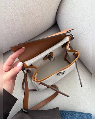 Hermes Hermès Herbag Zip 20 Bag Grey Brown 20 х 16 х 7 — головне фото товару