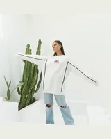 Reebok Світшот Reebok білий — головне фото товару