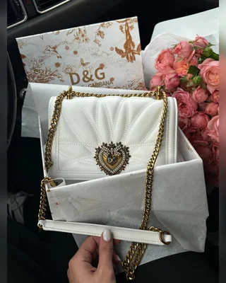 Dolce & Gabbana Dolce&Gabbana Medium Devotion Bag in White — головне фото товару