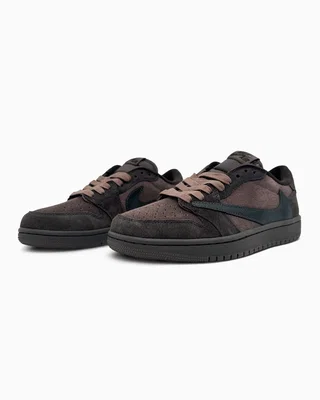 Nike Air Jordan 1 Low x Travis Scott Velvet Brown — головне фото товару