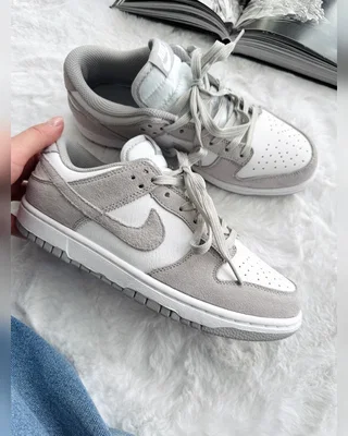Nike SB Dunk Low White Grey Textile — головне фото товару