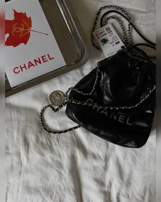 Chanel Black Quilted Calfskin Mini 20 Bag Silver Hardware — головне фото товару