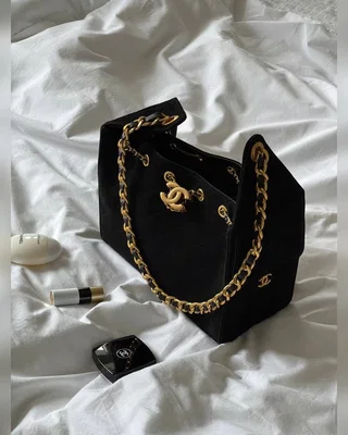 Chanel 25 Small Handbag Suede Black 27 х 20 х 13 — головне фото товару