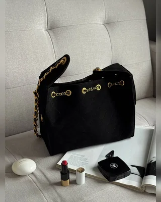 Chanel 25 Small Handbag Suede Black 27 х 20 х 13 — головне фото товару