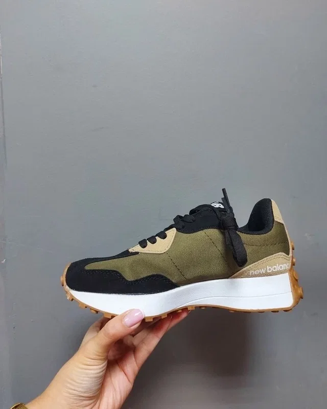 New Balance 327 Black Khaki Beige — головне фото товару