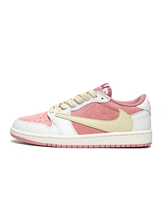 Nike Air Jordan 1 Low x Travis Scott Pink White Beige — головне фото товару